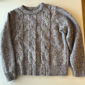 Light blue crew neck sweater. Large